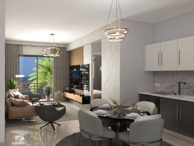 Luxurious 1 bedroom apartment with 7 years payment plan in iskele bogaz