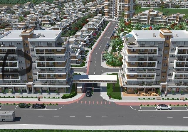 Luxury 1 bedroom apartment with sea view in iskeleh Long Beach royal sun elite project 