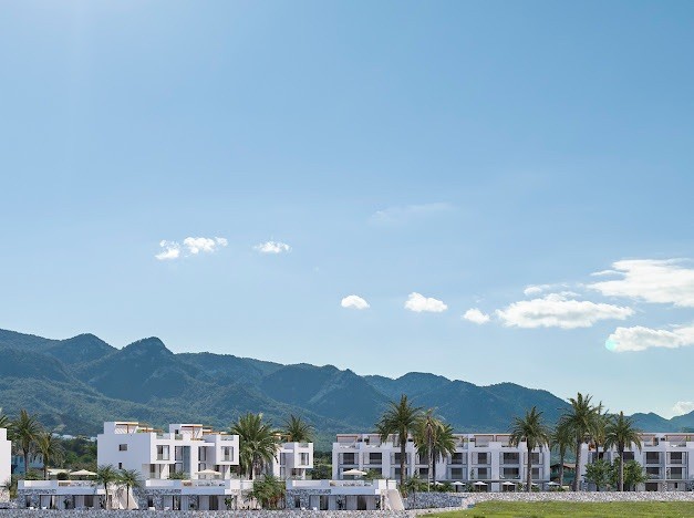 Sea and mountain view villas in Kyrenia