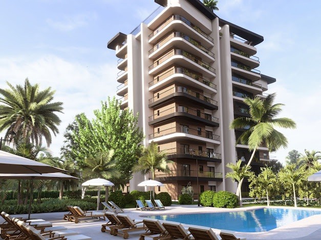 Beautiful apartments with pool within walking distance to the sea