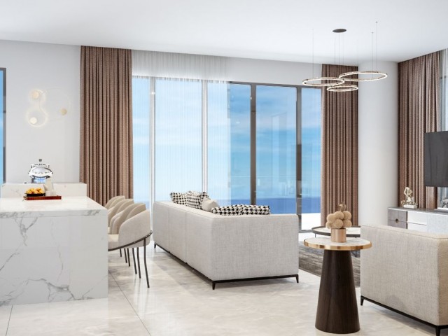 Seafront apartments in the new project