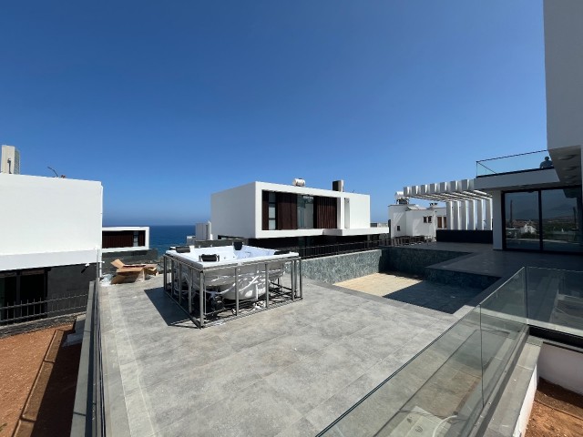 Esentepe.New luxury villa with pool with full sea view