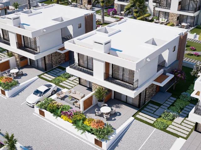 YALUSA HOMES PROJESİNDE SATILIK İKİZ VİLLALAR