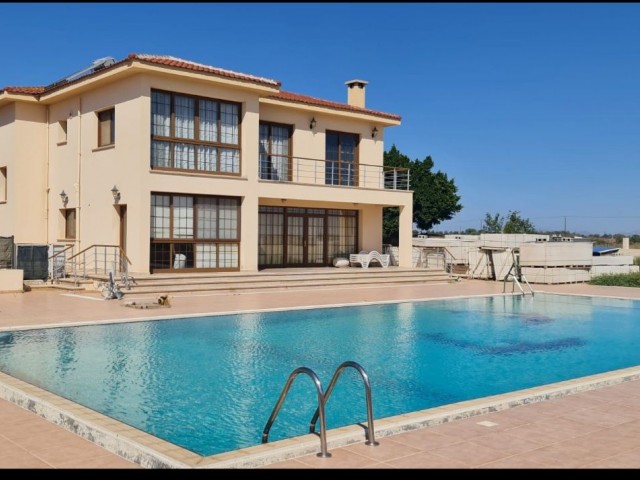 A Very Luxurious Villa with a Swimming Pool for Sale, Carefully Built on Five acres in Famagusta Tuzla ** 