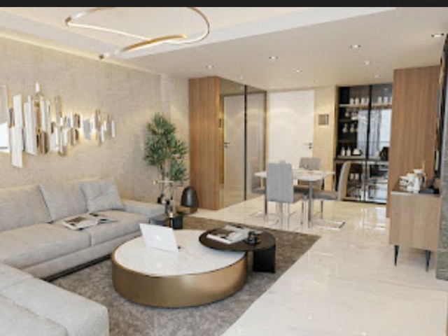 Luxury flats for sale in Iskele longbeach at the project stage starting from £165000