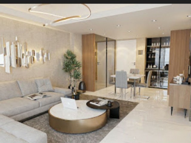 Luxury flats for sale in Iskele longbeach at the project stage starting from £165000