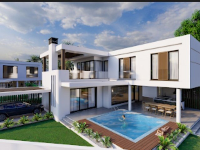 Villa for Sale with Swimming Pool in Yenibogazici