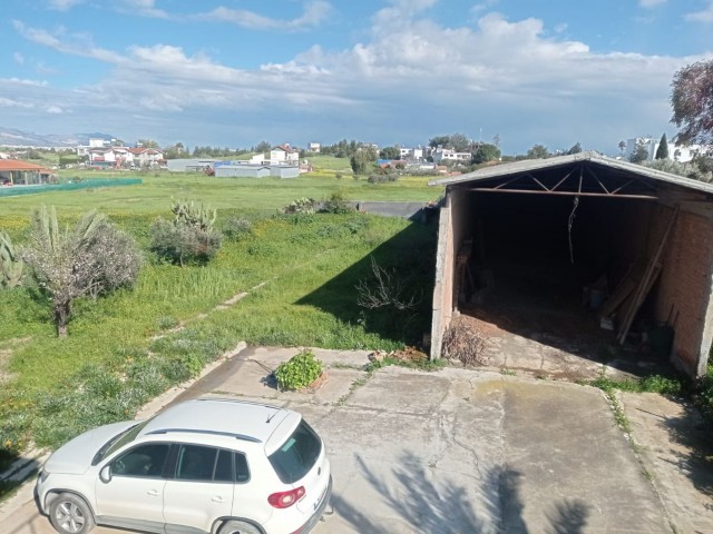 216M2 (WORKSHOP)+ 185M2 (WAREHOUSE) + 185M2 FULLY RENOVATED (3+1) HOUSING WITHIN 1450 M2 GARDEN IN ALAYKOY, EXCELLENT OPPORTUNITY IS WAITING FOR ITS NEW OWNER ** 