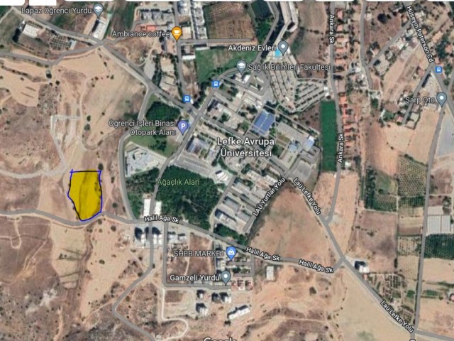 PERFECT OPPORTUNITY LAND WITH APPLICABLE ZONING (2+1) 59 FLATS OF 65M2 WITH APPLICABLE ZONING WITH FASIL96 AT LEFKE UNIVERSITY BORDER 30M DISTANCE ** 