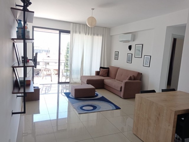 Fully furnished 2 + 1 apartment for rent in Gönyeli central location. (It will be available on March 6.)