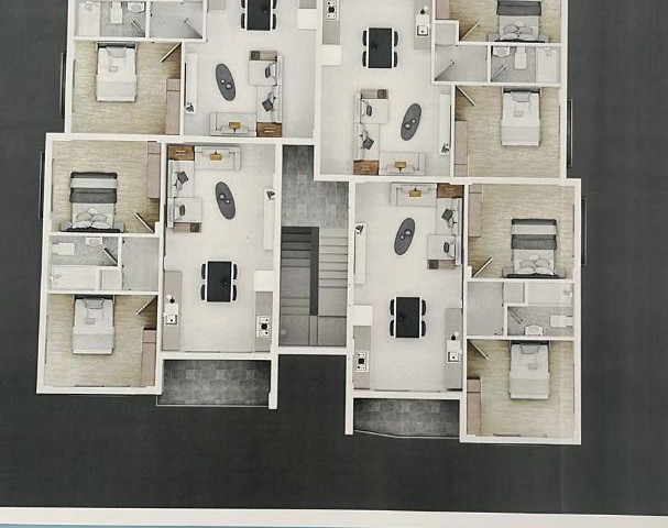 GROSSE UND GERÄUMIGE 90M2-WOHNUNGEN ZUM VERKAUF MIT GESCHLOSSENEM PARKPLATZ (2+1) IN PERFEKTER LAGE IN GÖNYELİ.