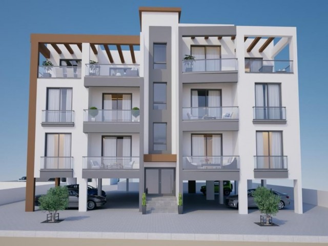 LARGE AND SPACIOUS 90M2 FLATS FOR SALE WITH CLOSED CAR PARKING (2+1) IN A PERFECT LOCATION IN GÖNYELİ.