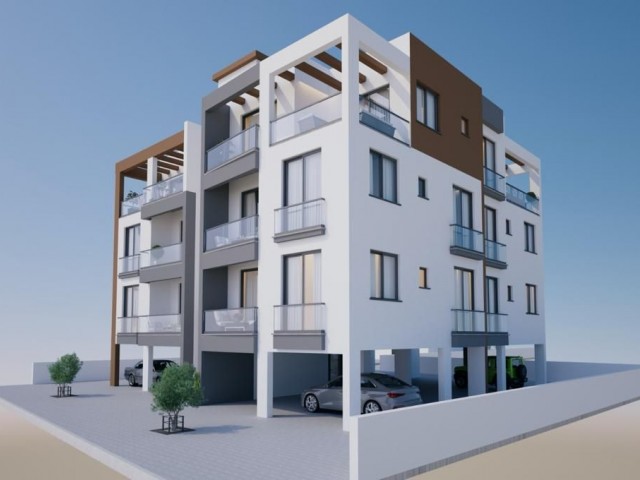 LARGE AND SPACIOUS 90M2 FLATS FOR SALE WITH CLOSED CAR PARKING (2+1) IN A PERFECT LOCATION IN GÖNYELİ.