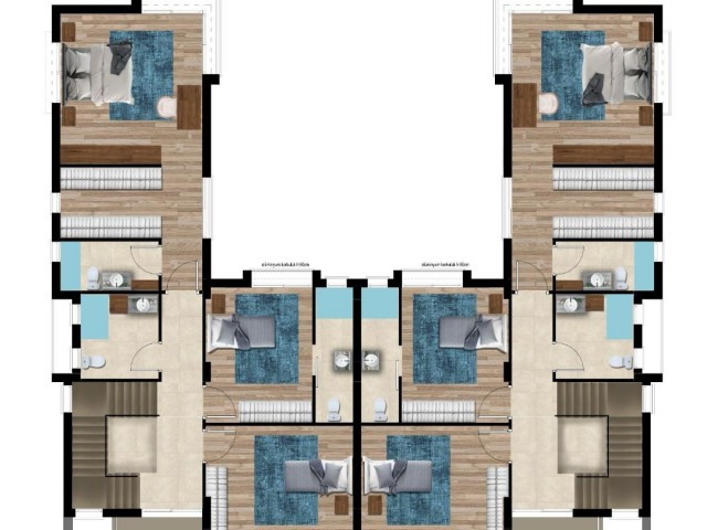 GÖNYELİDE MÜKEMMEL BİR LOKASYONDA (3+1) ENSUIT GENİŞ VE FERAH  220M2 BAHÇELİ BARBUQE VE ŞÖMİNELİ ÖZEL BİR VİLLA  