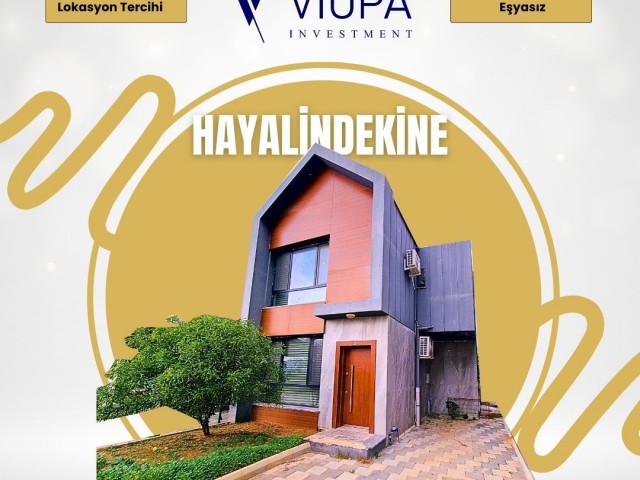 2+1 Duplex Villa with Garden for Sale in Minareliköy Available for immediate move-in