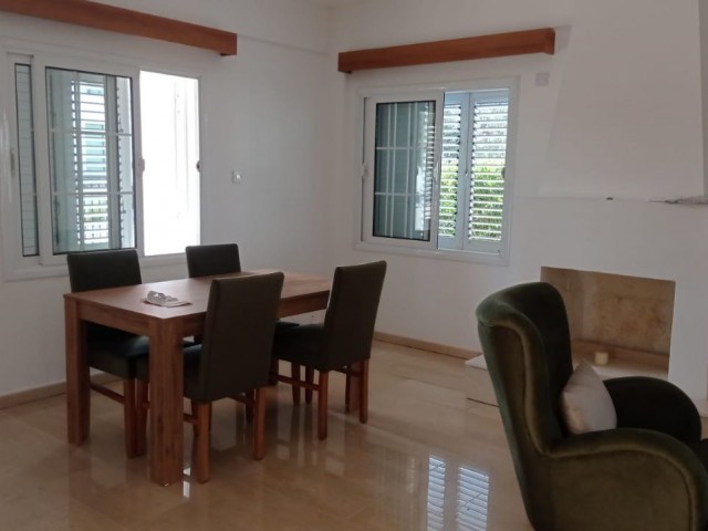 LARGE AND SPACIOUS (3+1) 150 M2 DUPLEX TWIN VILLA FOR RENT WITH GARDEN AND FIREPLACE IN A PERFECT LOCATION IN GÖNYELİ BAM AREA