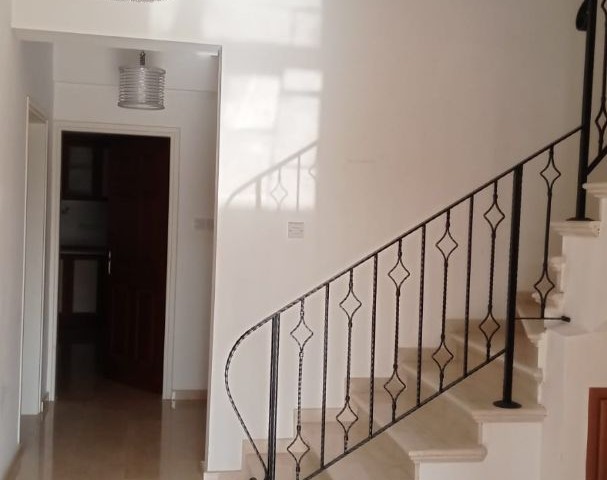 LARGE AND SPACIOUS (3+1) 150 M2 DUPLEX TWIN VILLA FOR RENT WITH GARDEN AND FIREPLACE IN A PERFECT LOCATION IN GÖNYELİ BAM AREA