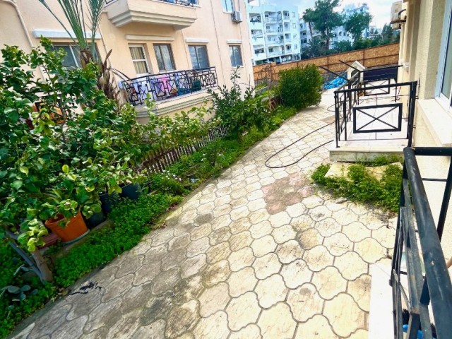 CENTRAL KYRENIA , SPECIOUS GARDEN FLAT 3+1, 135M2, OPPOSITE GREEN AREA , WELL LOOKED AFTER , CLOSE TO ALL AMENITIES 