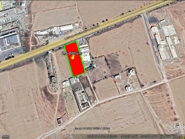 In Minareliköy, zero to the main road, commercial permit land for construction .3220 m2