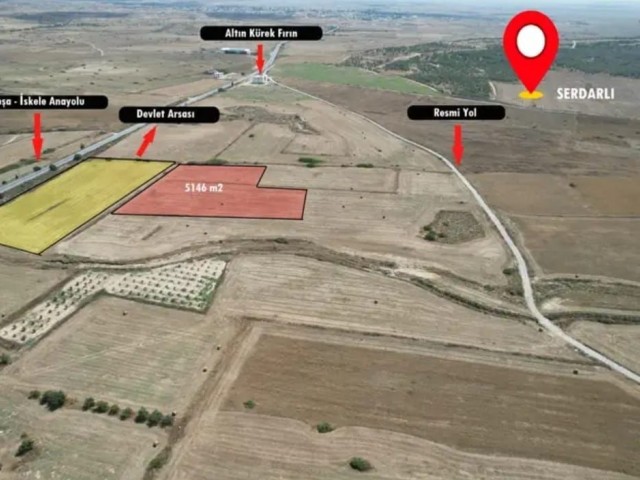 Magnificent investment opportunity, 11 acres of land on Iskele Serdarli road