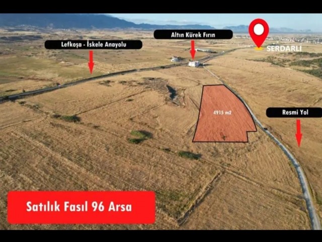Magnificent investment opportunity, 11 acres of land on Iskele Serdarli road