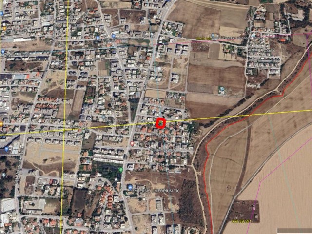 2 evlek 1200 square meter land for apartments in Kaymakli, Nicosia