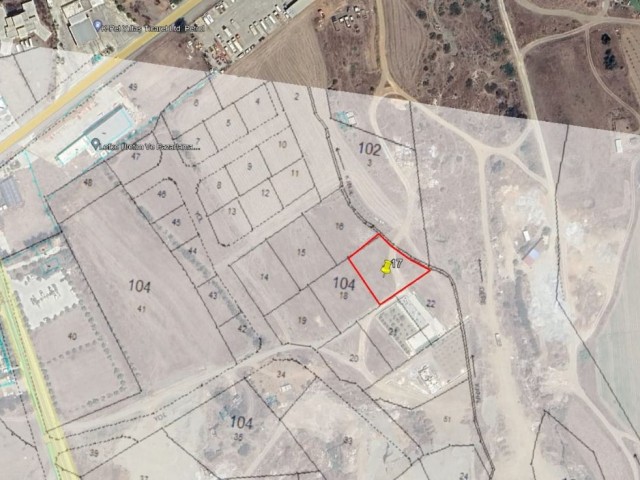 1370 m2 land with bargain zone 96 zone in a magnificent location in Ghaziveran