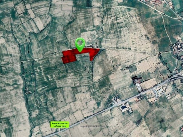 Magnificent investment opportunity in Geçitkale, 27 decares of land with 96 zoning plans