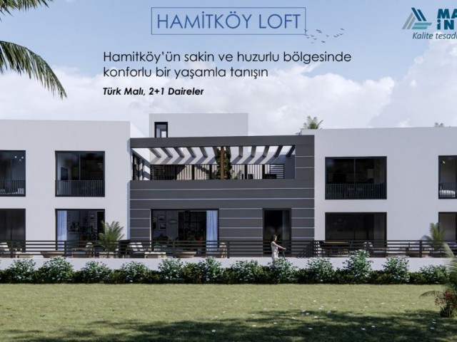  Hamitköy'de Türk Malı 2+1 Daireler Teslim Aşamasında