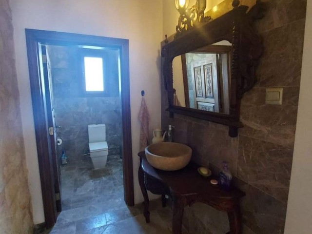 Classic elegance, coziness Provence stone villa for sale in Karsiyaka. 