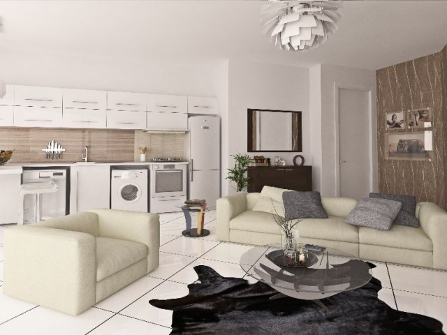 2+1 flat in the center of Kyrenia, in the heart of the city but away from the crowds of the city