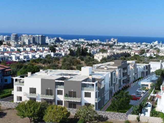 Kyrenia center 3+1 flat for sale with communal pool