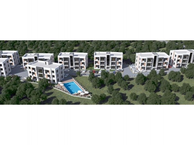 1+1 flat for sale in Lapta with communal pool