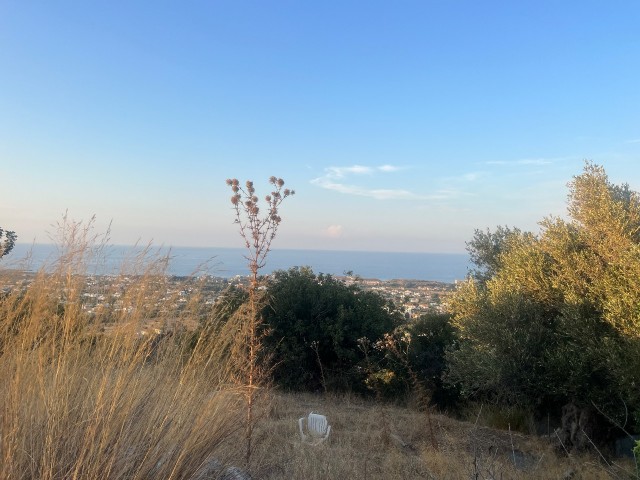 Alsancak sea view from the rocks at the foot of Karsiyaka mountain