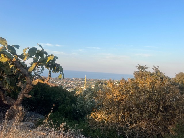 Alsancak sea view from the rocks at the foot of Karsiyaka mountain