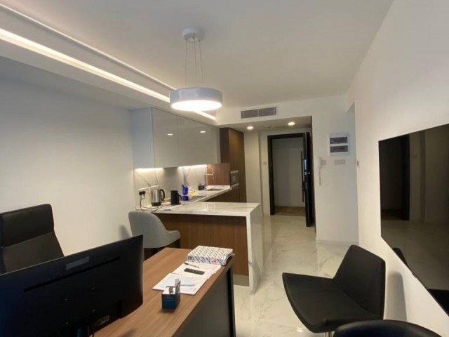 1+1 flat for sale in Iskele long beach ground floor Sapphire project