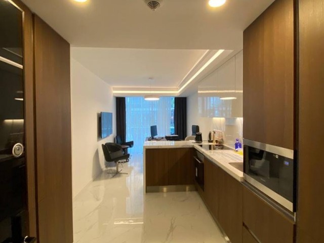 1+1 flat for sale in Iskele long beach ground floor Sapphire project