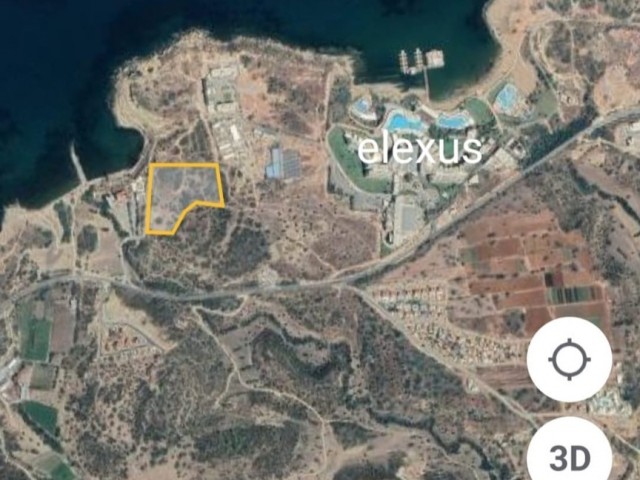 Close to Catalkoy Elexus hotel, next to the sea, within the scope of tourism, entertainment and hotel area, land for sale