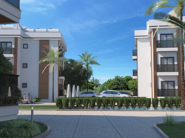 Lapta 2+1 flat for sale in project phase