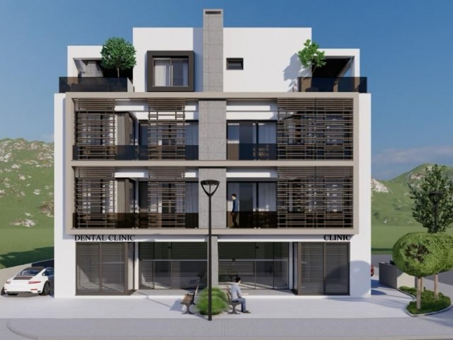 FOR SALE NICOSIA ORTAKÖY COMMERCIAL ZONED 2+1 FLAT (260124Kg03 )