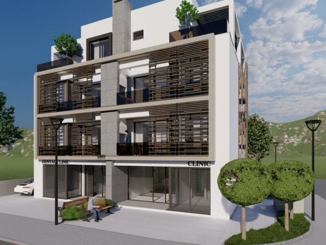 FOR SALE NICOSIA ORTAKÖY COMMERCIAL ZONED 2+1 FLAT (260124Kg03 )