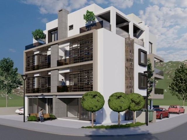 FOR SALE NICOSIA ORTAKÖY COMMERCIAL ZONED 2+1 FLAT (260124Kg03 )