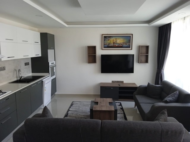 1+1 flat for sale in Kyrenia center, has outdoor pool, Turkish bath, massage, restaurant