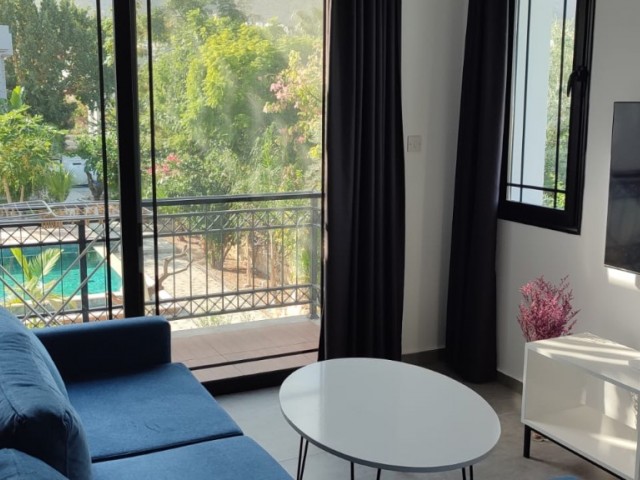 2+1 flat for rent with shared pool in Lapta orangerie citysun site
