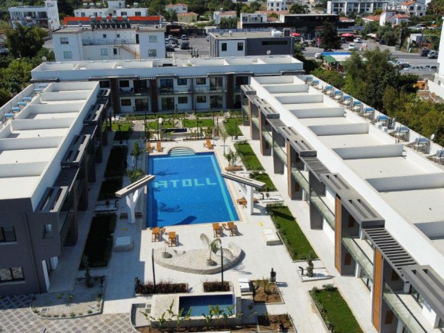 1+1 flat for rent in Alsancak El Capitano site