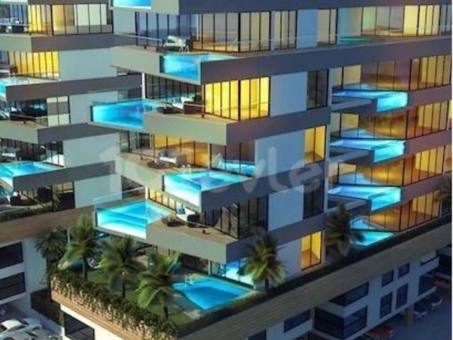 Kyrenia center 2+1 seaside apartment for sale