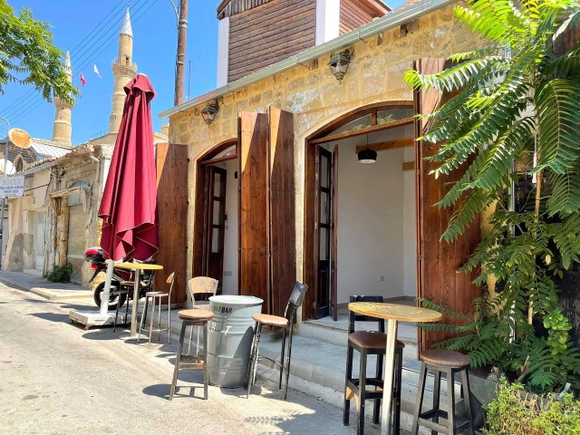 Right next to Bandabulya and Bedesten in Nicosia Walled City, a SHOP FOR RENT suitable for being a Bar and Cafe!