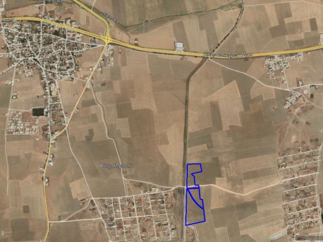 55 Decares of 1 Evlek Field for Sale in Dortyol, Famagusta ** 