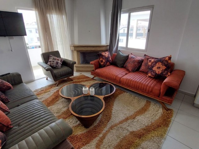 Furnished Apartment for Sale in Nicosia Küçük Kaymaklı Yeni Sunday Area ** 