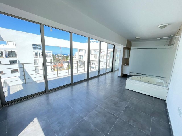 2+1 Loft Penthouse with Mountain and City Views for SALE in Kyrenia Center!